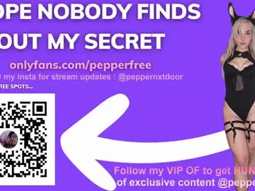 Chaturbate Best live sex cam show of pepperxminthe