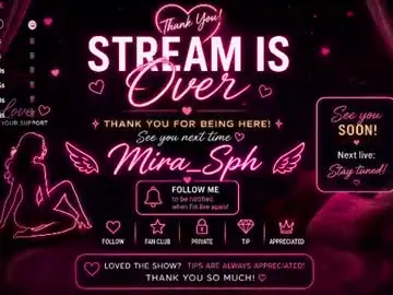 Chaturbate Best live sex cam show of mira_sph