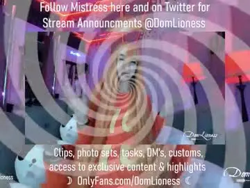 Chaturbate Live Sex of domlioness