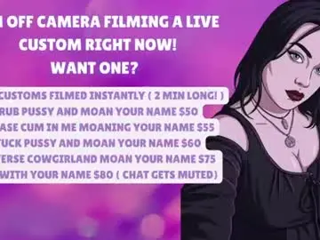 Chaturbate Free Porn Cam of gothgirlfriendx