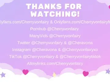Chaturbate Free Live Porn of cherryvonfairy