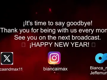 Chaturbate Live Sex Cam of bianca_and_maxwell