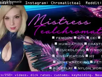 Chaturbate Best Webcam of tealchromatic