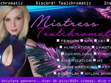Chaturbate Watch Live Sex Cams of tealchromatic