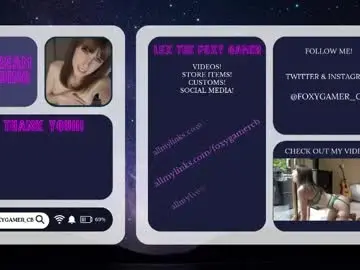 Chaturbate Sex Cam of foxy_gamer