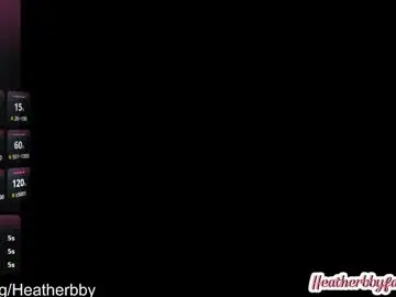 Chaturbate Live Sex Cam of heatherbby
