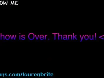 Chaturbate Live Sex of laurenbrite