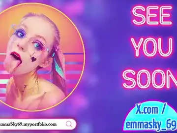 Chaturbate Best live sex cam show of emmasky69