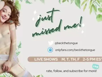 Chaturbate Sex Cam of beckthetongue