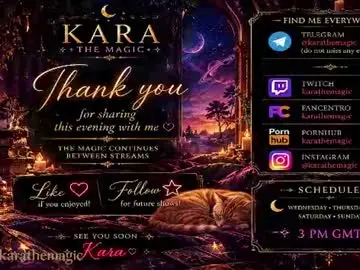 Chaturbate Best live sex cam show of karathemagic