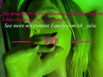 Chaturbate Best Webcam of oh_julie