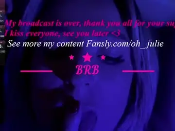 Chaturbate Adult Video Chat of oh_julie
