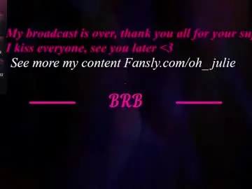 Chaturbate Live Sex Cam of oh_julie