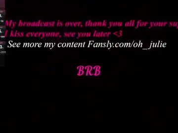 Chaturbate Watch Live Sex Cams of oh_julie