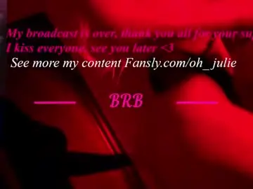 Chaturbate Nude Webcam of oh_julie