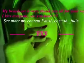 Chaturbate Free Porn Cam of oh_julie