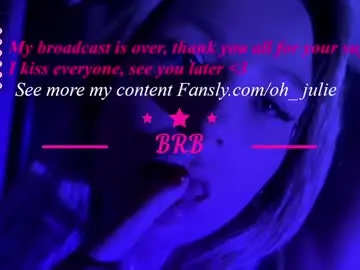 Chaturbate Live Porn of oh_julie