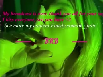 Chaturbate Live Porn of oh_julie
