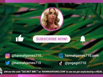 Chaturbate Nude Webcam of hannahjames710