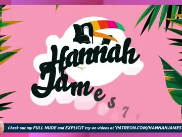 Chaturbate Best Webcam of hannahjames710