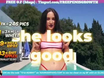 Chaturbate Live Sex of hannahjames710