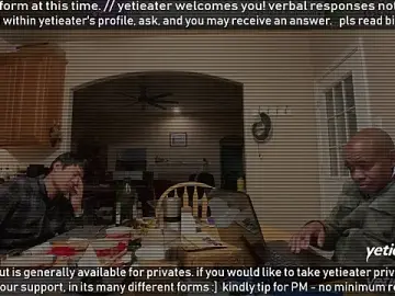 Stripchat Live Porn of yetieater