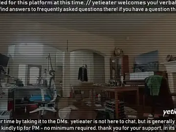 Stripchat Best Webcam of yetieater