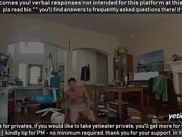 Stripchat Best live sex cam show of yetieater