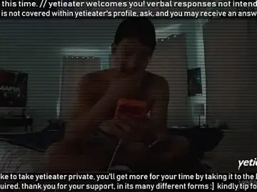 Stripchat Sex Cam of yetieater
